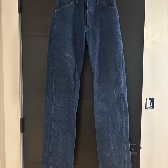Vintage Wrangler Dark Blue Denim Jeans - Picture 1 of 4